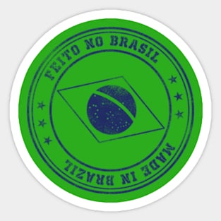 Feito No Brasil / Made In Brazil {blue} Sticker